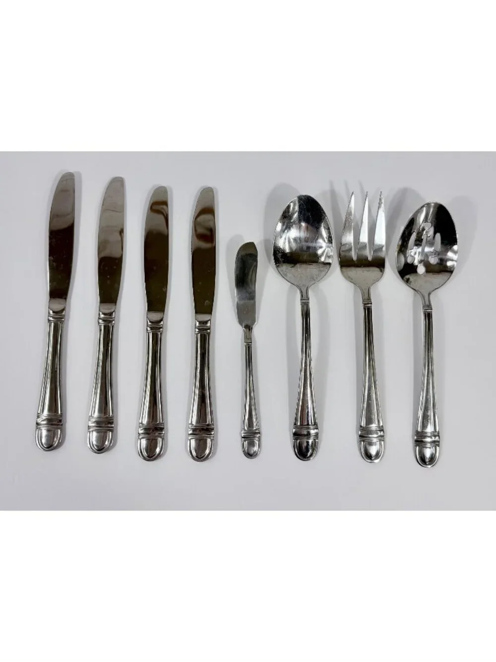 International Silver INS669 Pattern Set Of 8 Stainless Steel Replacement Flatwar